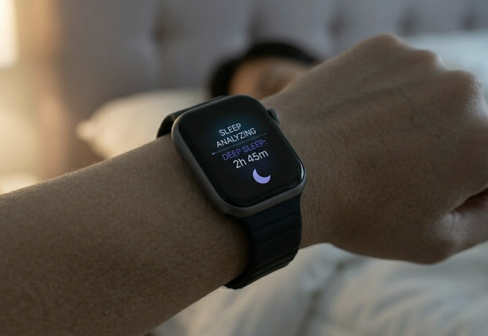 PulseTrack One tracking evening routine and sleep